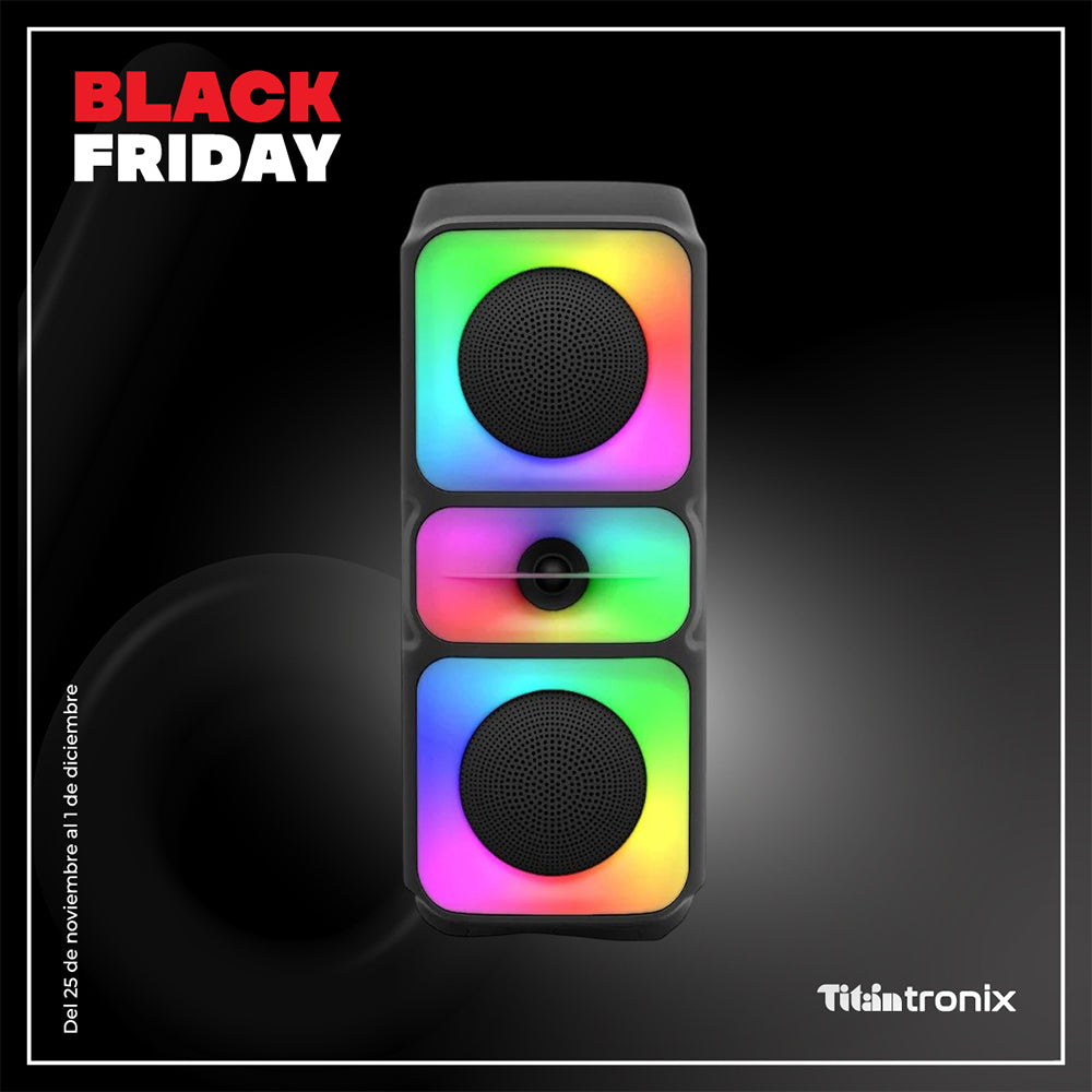 Bocina Recargable Premier 2x4" / FM / USB / BT / TWS / 25,000 W