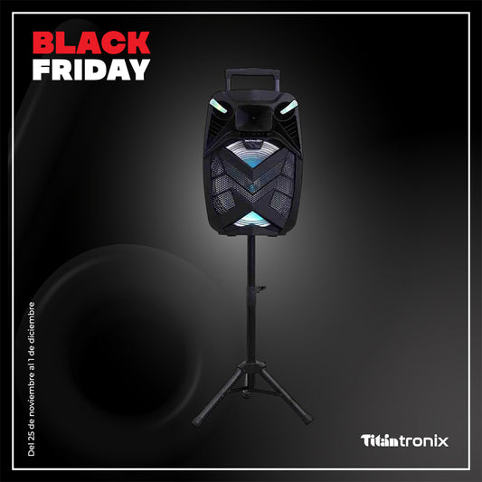 Bocina Premier Recargable 15" / Bluetooth / Tripode
