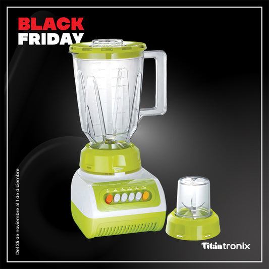 Licuadora Premier 2 En 1 Jarra De Vidrio