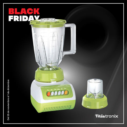 Licuadora Premier 2 en 1 / Jarra Plástica 1.5L / 110V