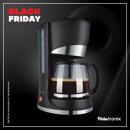 Cafetera Eléctrica Sankey 12 Tazas / 1.2L / 800W