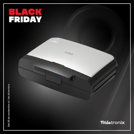 Sandwichera Sankey 750W / 2 Panes / SW-25BK1