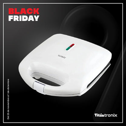 Sandwichera Sankey Para 2 Panes / 750W / Blanca