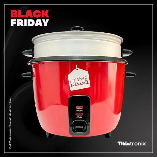 Ollas Arrocera 1.8L Home Elegance Rojo