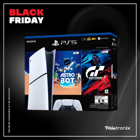 Consola PS5 Digital 1TB / 2015 Con Astro Bot Y Gran Turismo 7