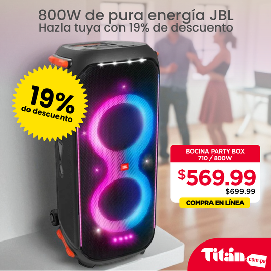 Bocina JBL Party Box 710 / 800W