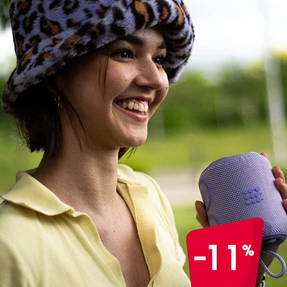 Bocina Portátil Cubitt Power Go / Dusty Lilac / IPX7