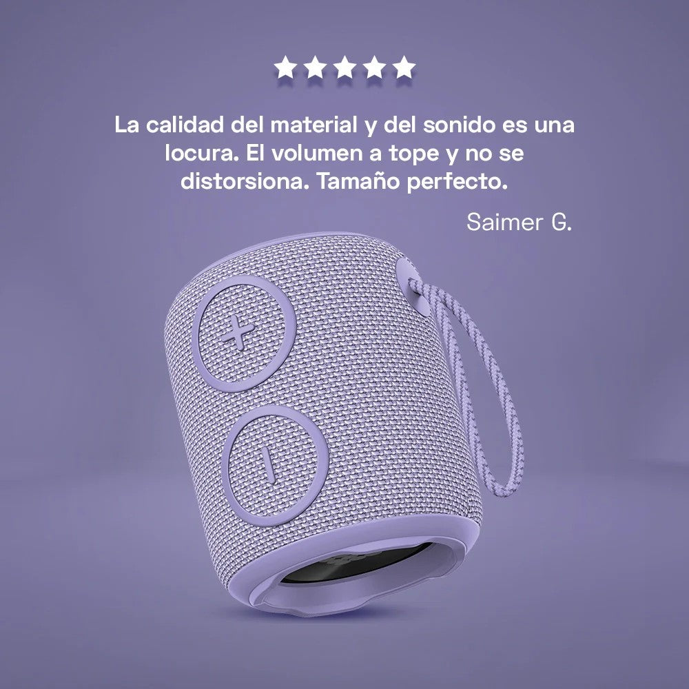 Bocina Portátil Cubitt Power Go / Dusty Lilac / IPX7