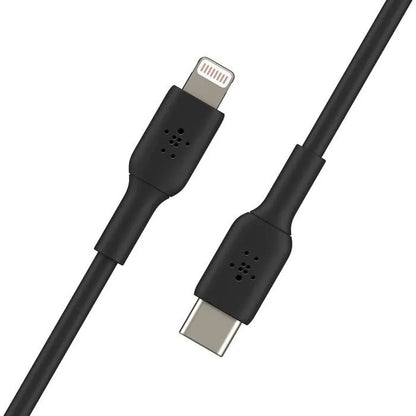 Cable Usb-C Belkin Lightning 1Mts Blk