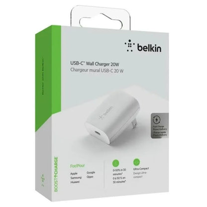 Cargador de Pared Belkin USB-C de 20 W