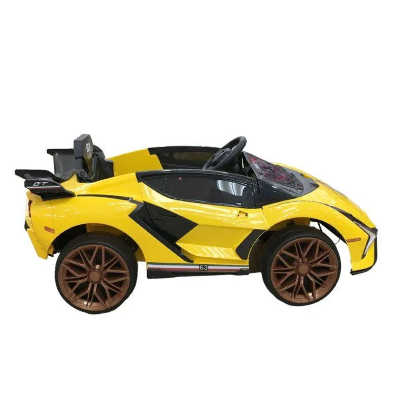 Carro Deportivo Recargable Amarillo