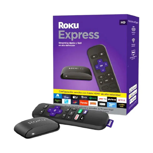 Dispositivo Multimedia de Streaming Roku Express en HD