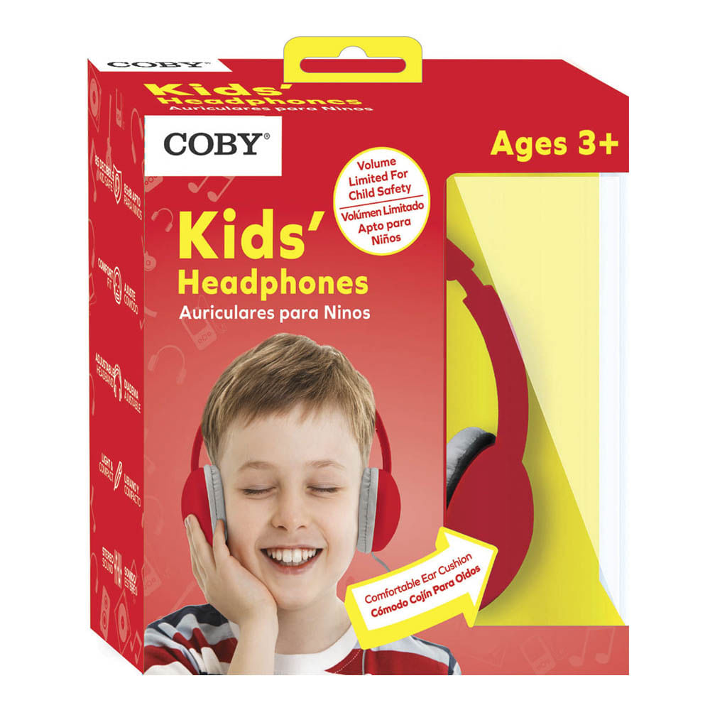 Audifonos Coby Rojo Infantil