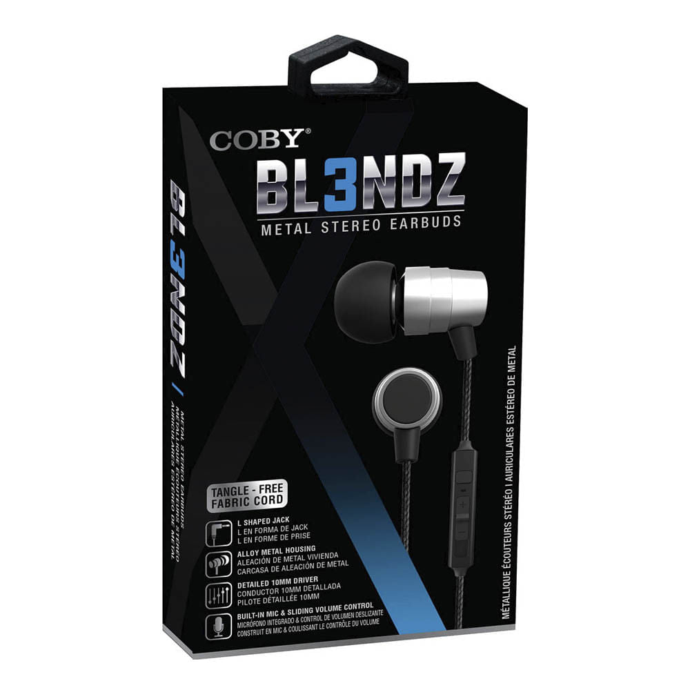 Audifonos Coby Metálico Gris