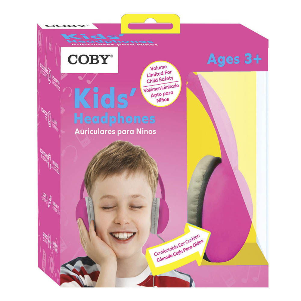 Audifonos Coby Rosado Infantil