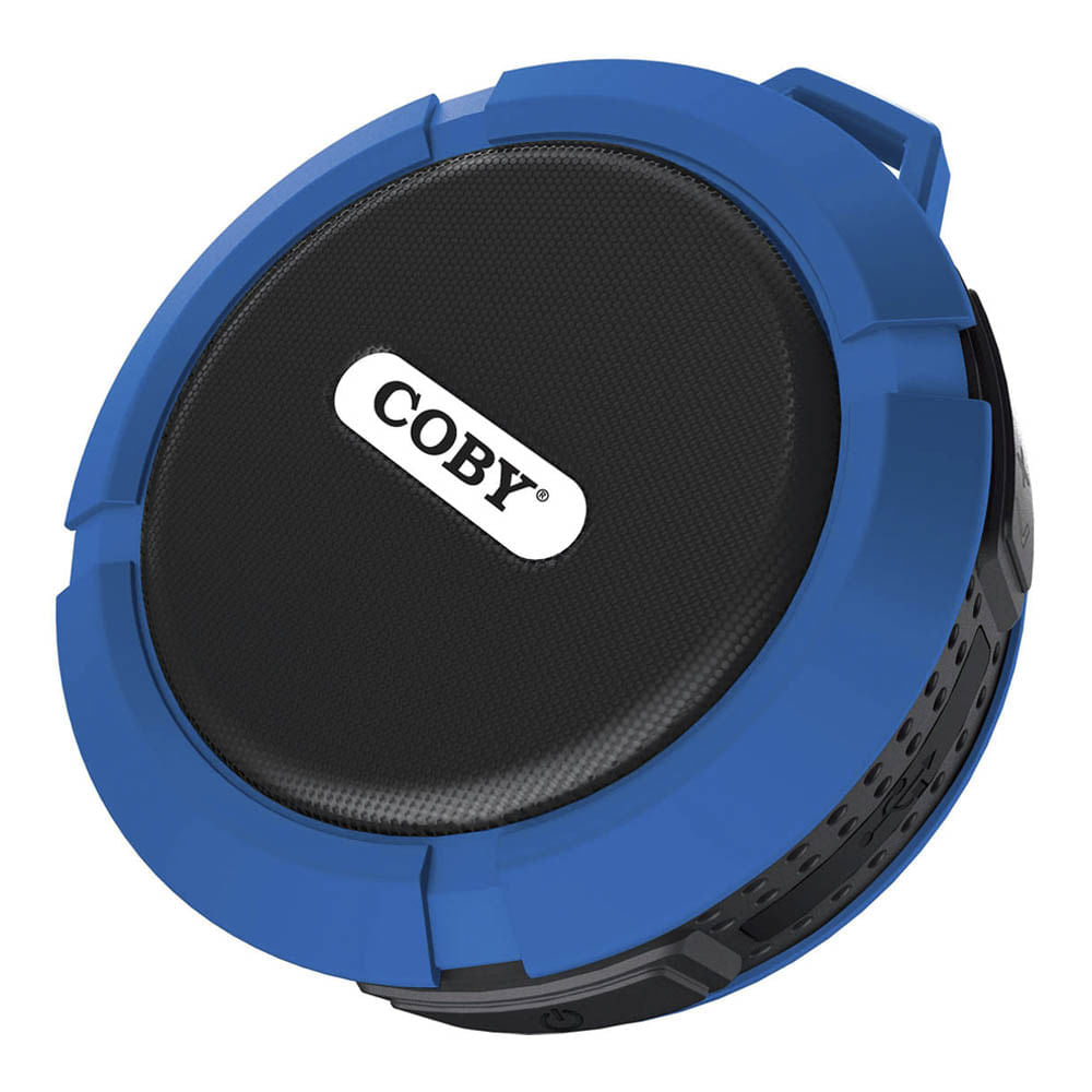 Bocina Portatil Coby a Prueba De Agua Azul