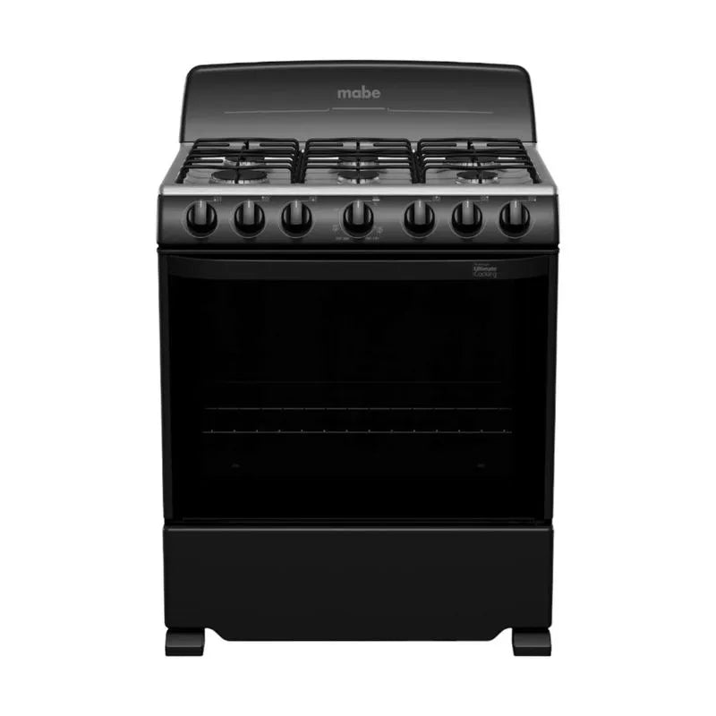 Estufa A Gas Mabe 30" / 6 Quemadores / Negro