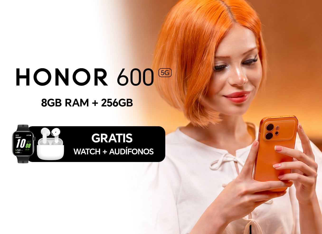 HONOR - 600 más watch y audífonos | Titán Panamá