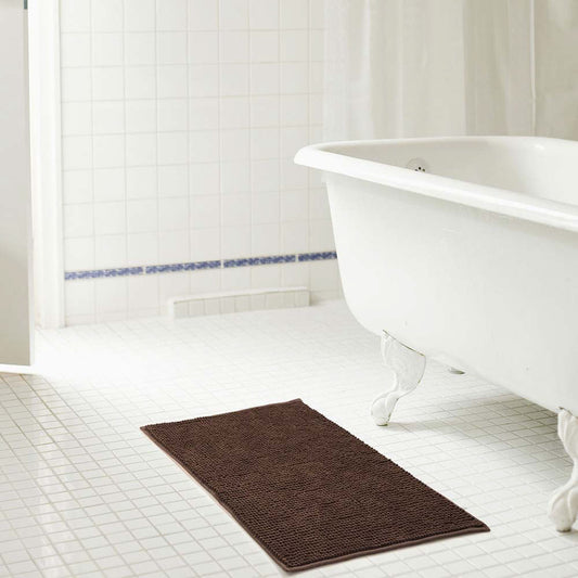 Alfombra De Baño Rt Designer 2 Piezas - Chocolate oscuro