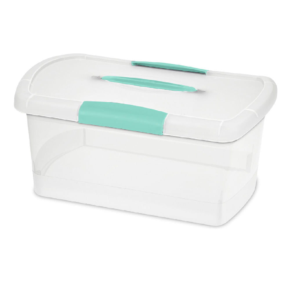 Caja Plástica Sterilite Con Tapa 15.25" x 9.75" x 7.13"
