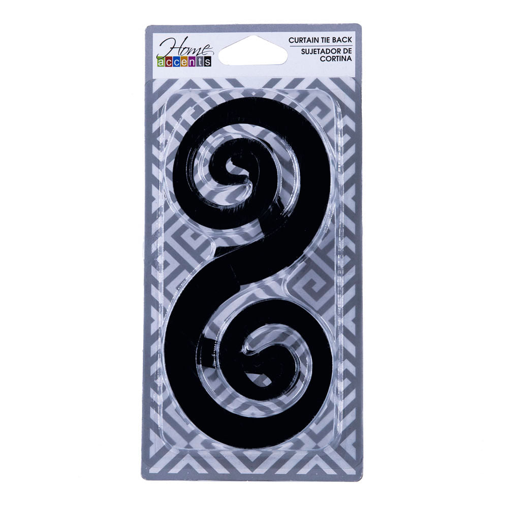 Sujetador De Cortina Home Accents Metal - Gris