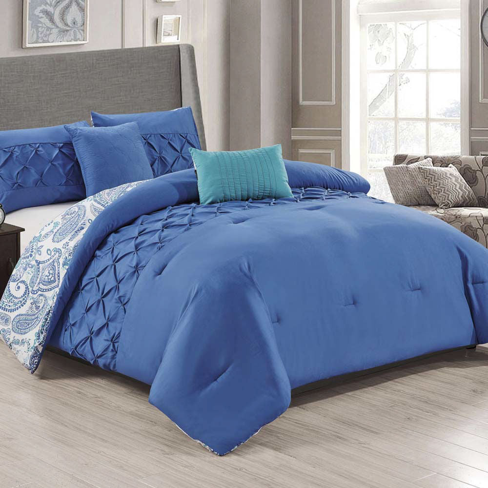 Comforter Vijon Juego De 5 Piezas Reversible - King