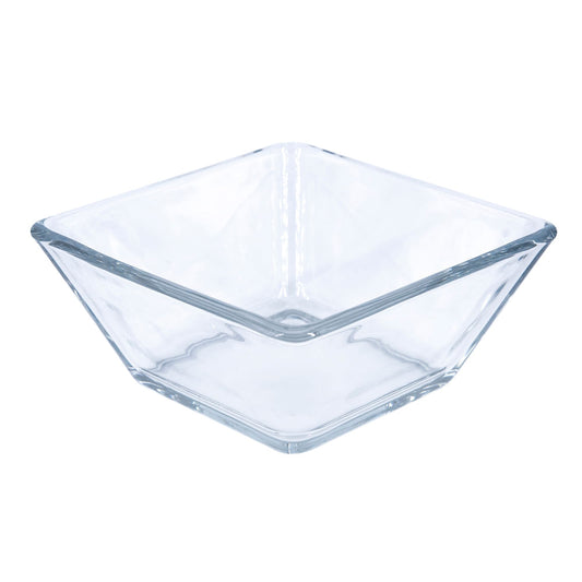 Bowl De Vidrio Crisa Cuadrado 14 cm