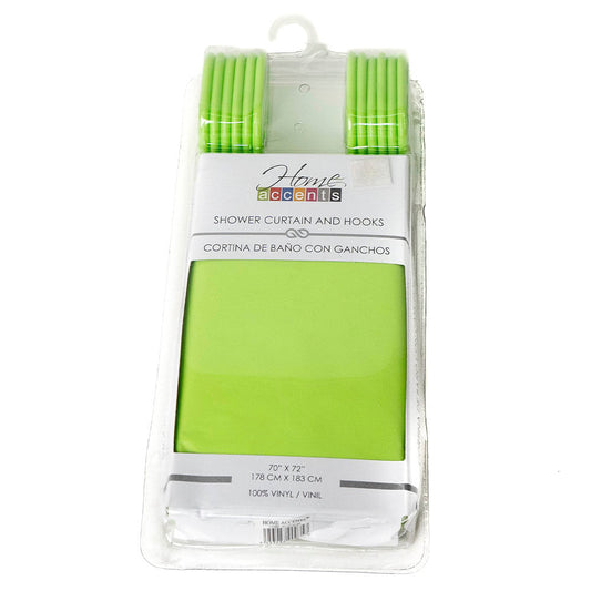 Cortina De Baño Con Ganchos Home Accents 70" x 72"