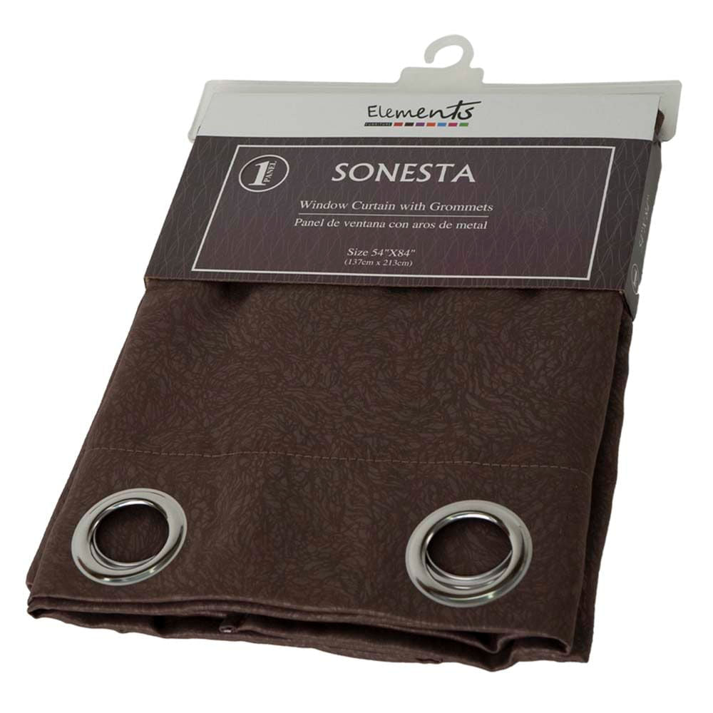 Cortina Elements Con Aro Color Chocolate 54" x 84"