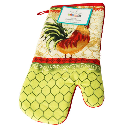 Guante De Cocina Estampado Gallo