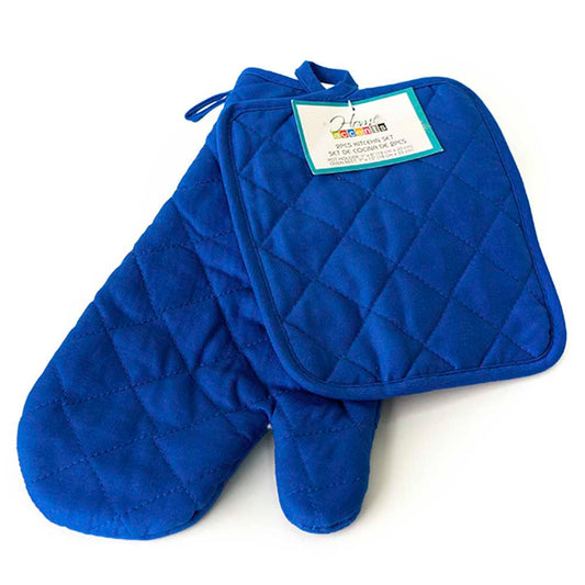 Agarrador de Olla Azul rey 2 Piezas