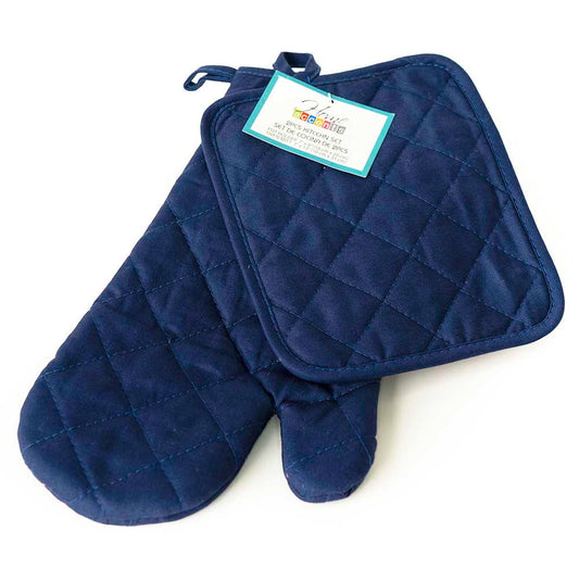 Agarrador De Olla Azul oscuro 2 Piezas