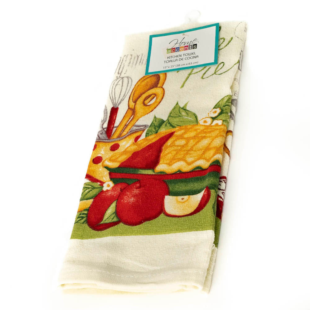 Toalla De Cocina Estampado Pie de Manzana