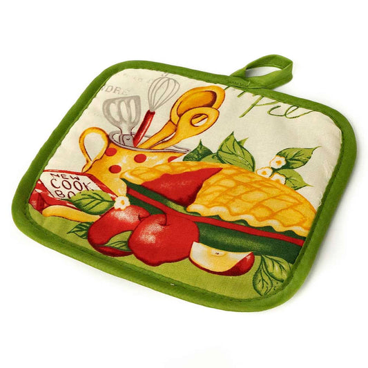Agarrador De Olla Estampado Pie De Manzana