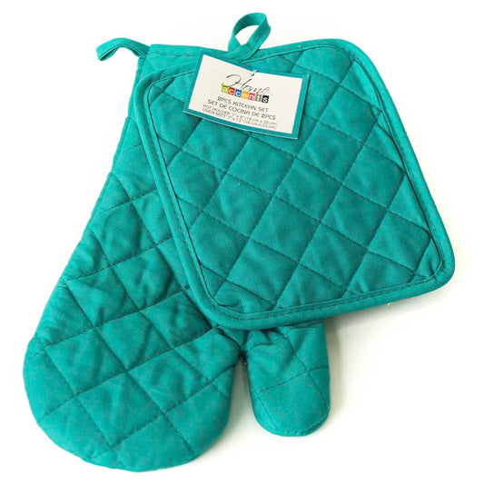 Agarrador De Olla Turquesa Oscuro 2 Piezas