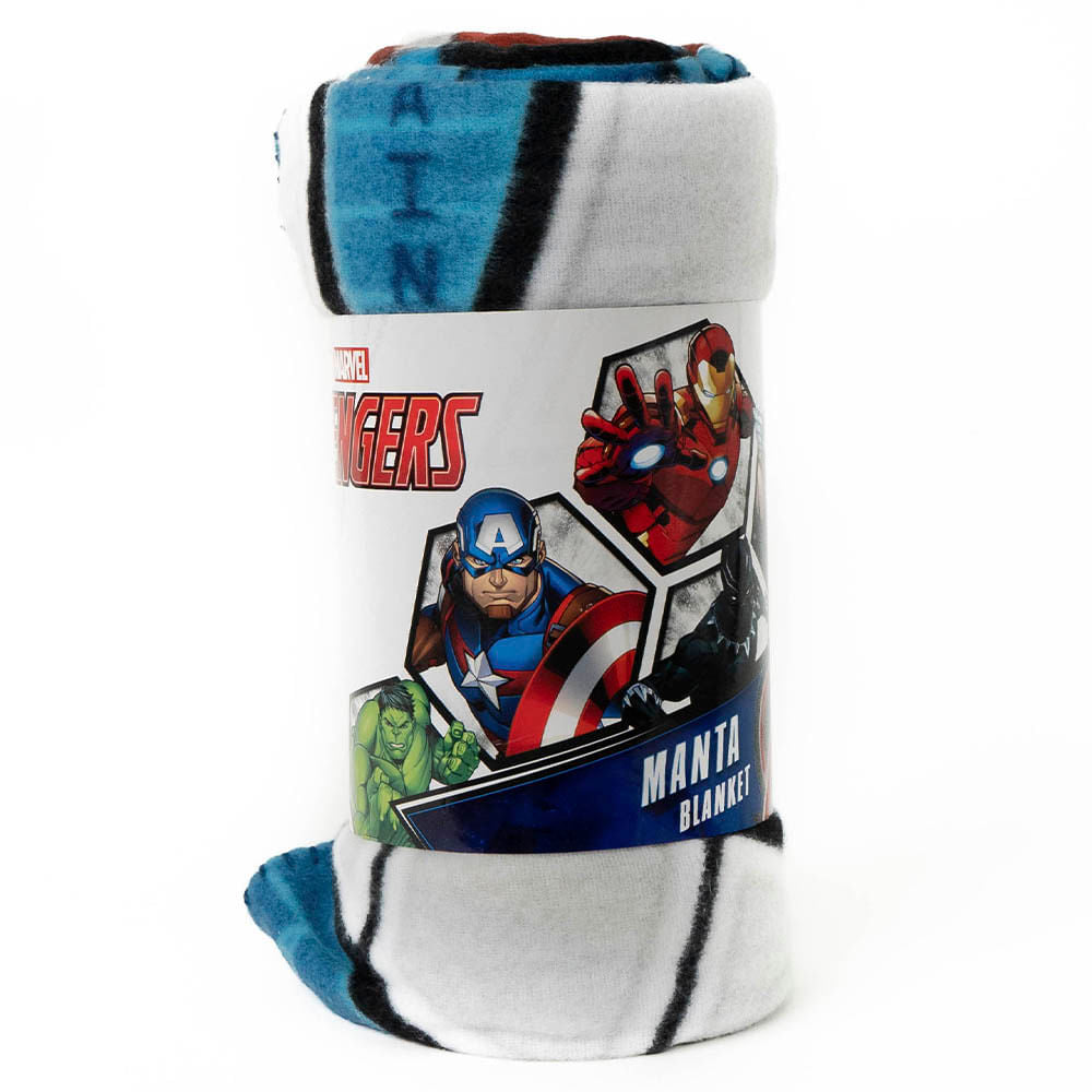 Manta Infantil Disney Avengers