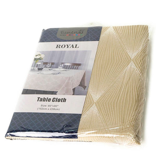 Mantel Elements Bordado Beige 60"x 90"