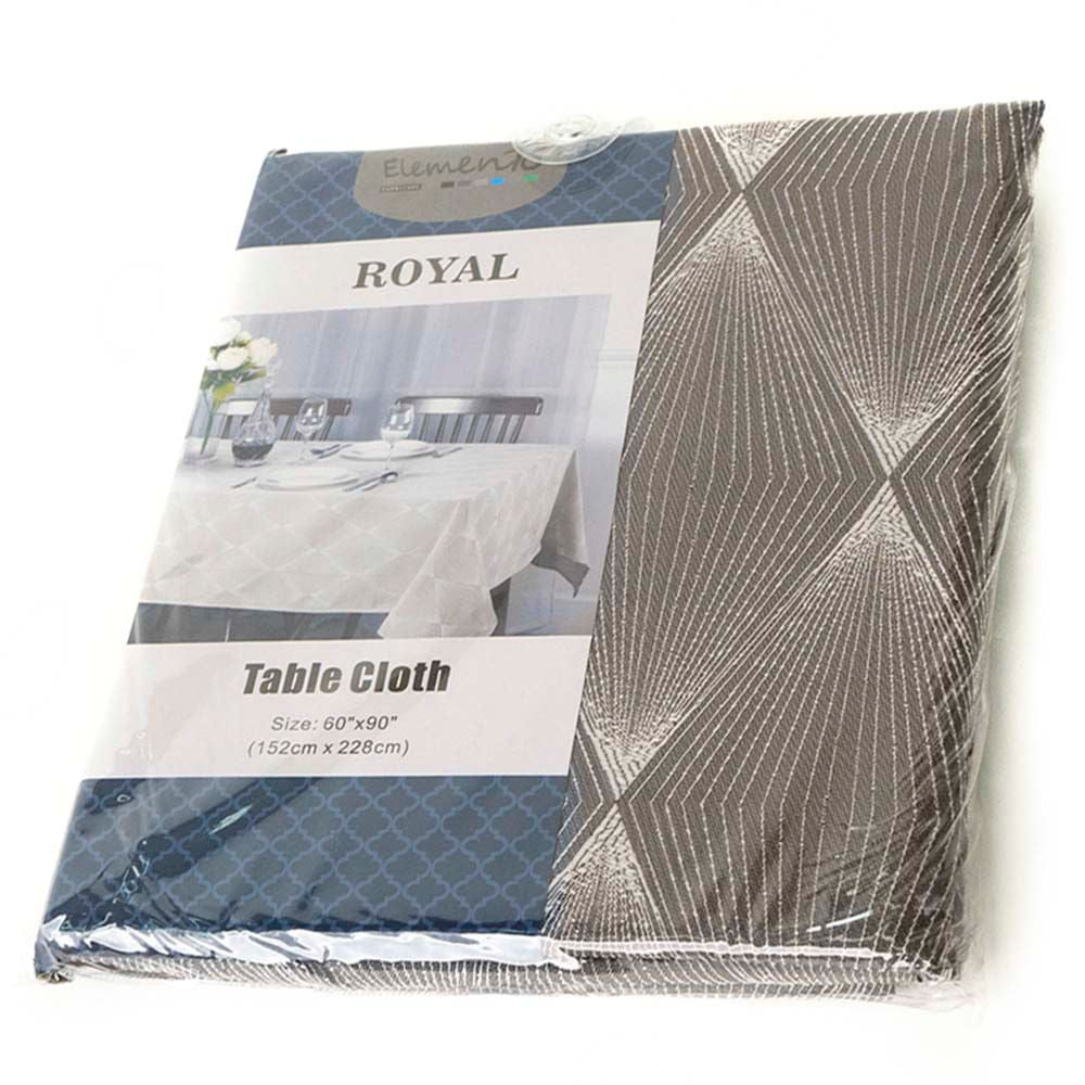 Mantel Elements Bordado Chocolate 60"x 90"