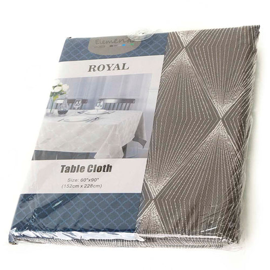 Mantel Elements Bordado Chocolate 60"x 90"