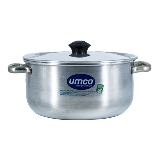 Olla de Aluminio Umco Con Tapa de 20 cm