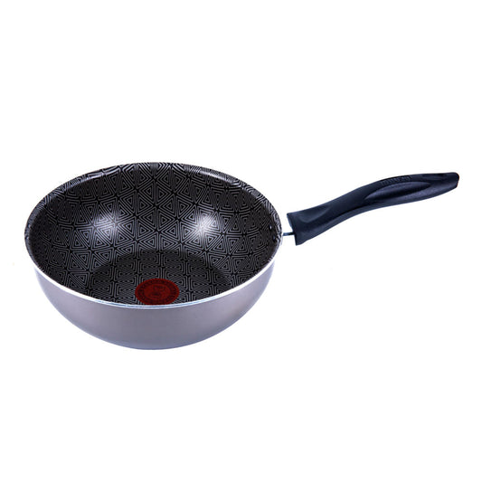 Wok Imusa Antiadherente Gris
