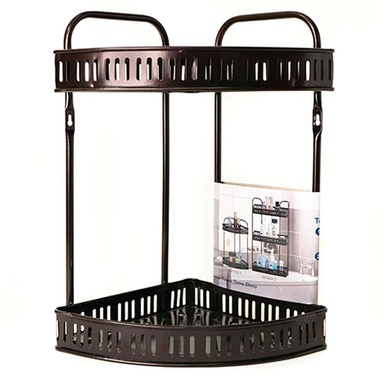 Organizador De Baño De Metal 2 Niveles Esquinero