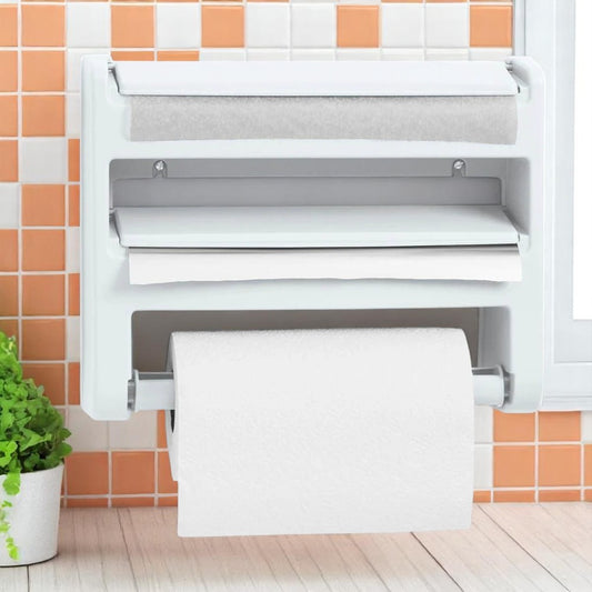 Portarrollo Triple De Cocina Rimax De Plástico