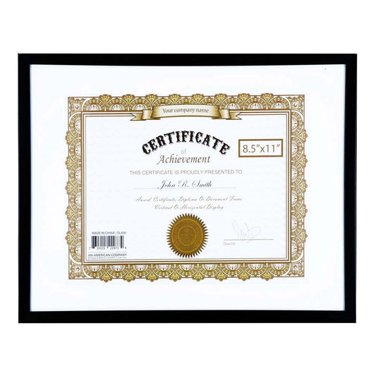 Portarretrato Para Certificado Kole 8.5" x 11"