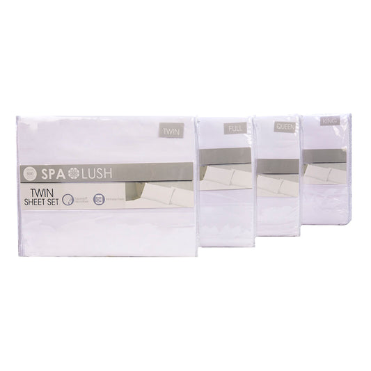 Juego De Sábanas Spa Lush Liso - Queen