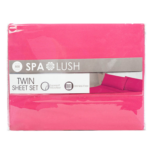 Juego De Sábanas Spa Lush Liso - Twin