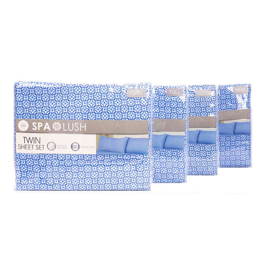 Juego De Sábanas Spa Lush Estampado - Queen