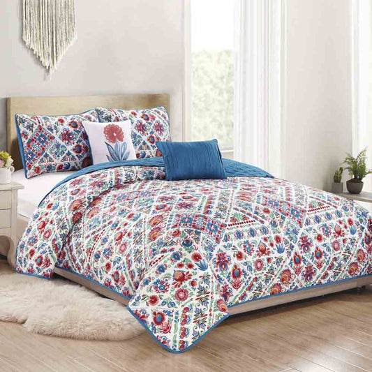 Sobrecama Rt Designer Juego 5 Piezas - Queen