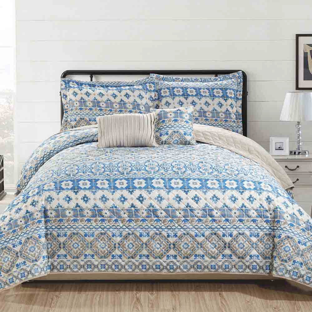 Sobrecama Queen Rt Designer Juego 5 Piezas