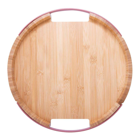 Bandeja Para Servir Home Elegance De Bambú